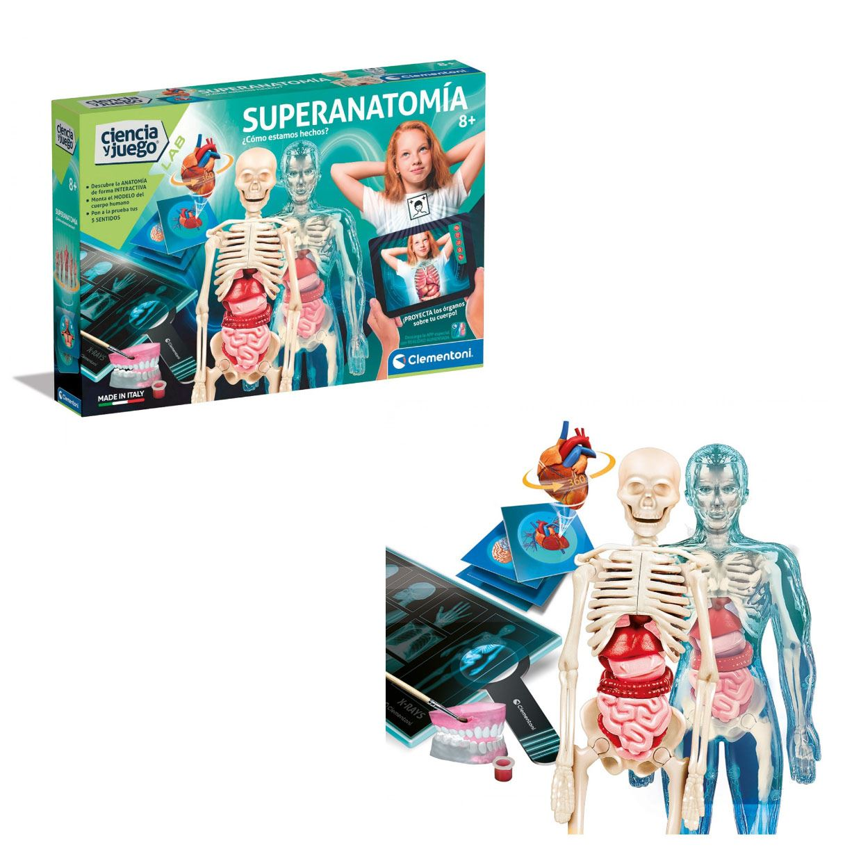 ciencia y juego superanatomia (clementoni - 55509) ciencia y juego superanatomia (clementoni - 55509)