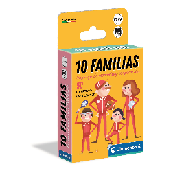 10 familias juego de cartas (clementoni - 55408)