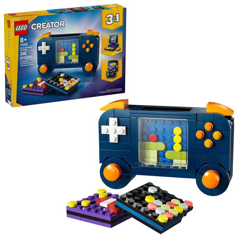 lego creator consola de videojuegos retro (lego - 31380)