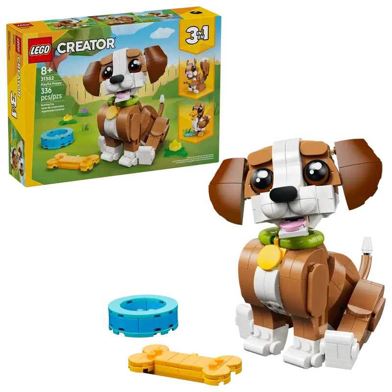 lego creator simpaticos animales cachorro jugueton (lego - 31382)