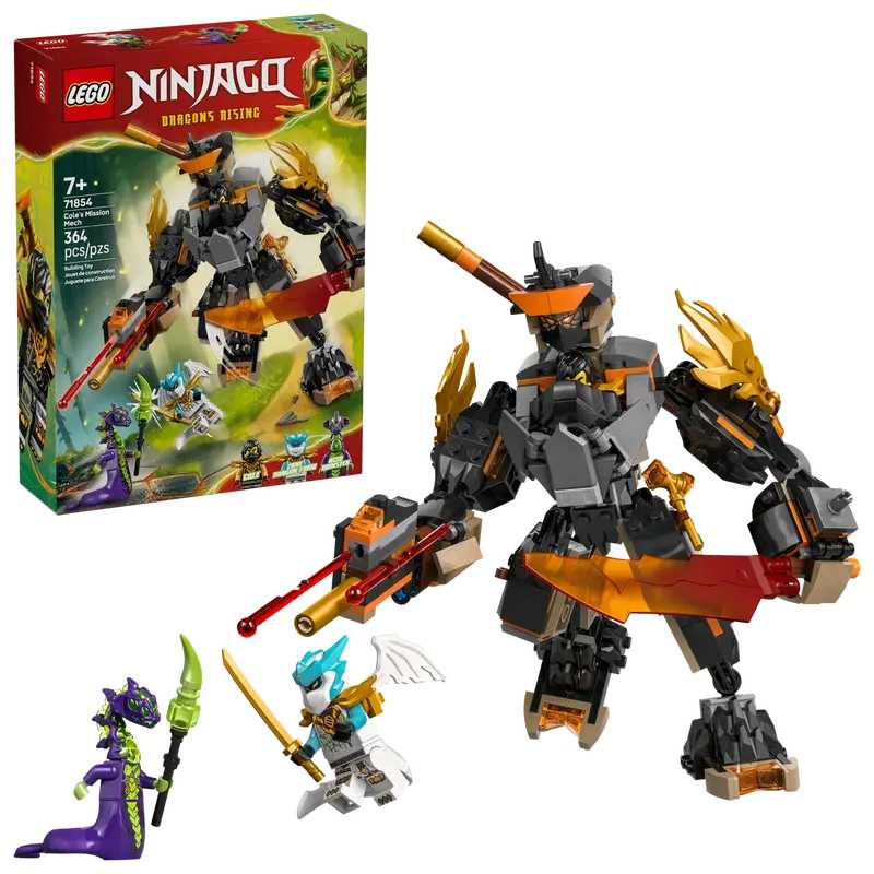 lego ninjago meca de mision de cole y zane dragon (lego - 71854)