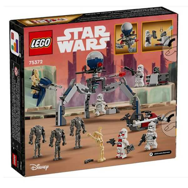lego star wars soldado clon y droide (lego - 75372) lego star wars soldado clon y droide (lego - 75372)