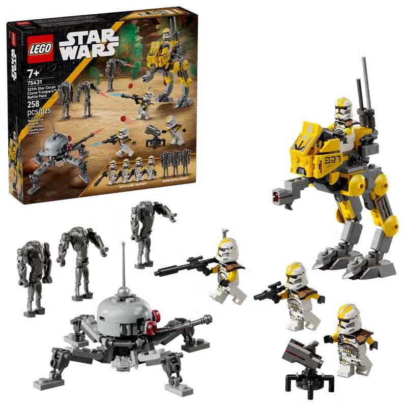 lego star wars pack de combate soldados clon del 327cuerpo estelar (lego - 75431)