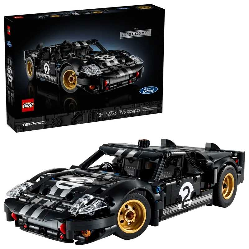 lego technic coche carreras ford gt40 mkii (lego - 42223) lego technic coche carreras ford gt40 mkii (lego - 42223)