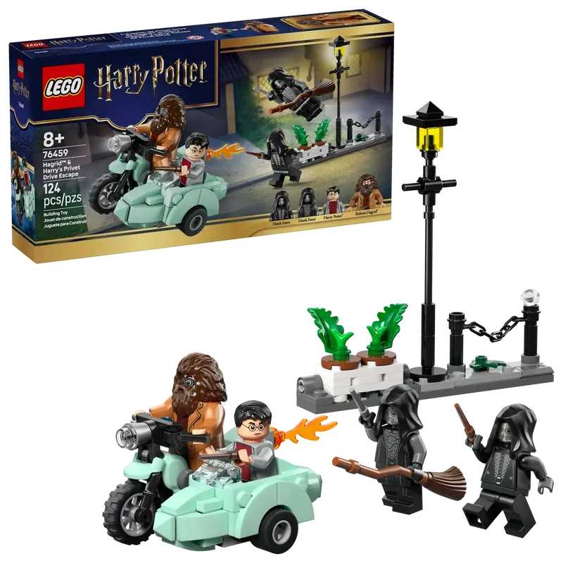 lego harry potter hagrid y harry huida de privet (lego - 76459)