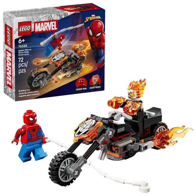 lego marvel spiderman vs moto del motorista fantas (lego - 76335) lego marvel spiderman vs moto del motorista fantas (lego - 76335)