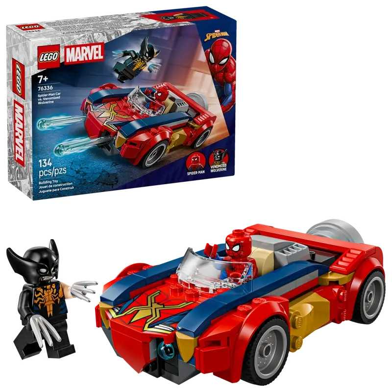 lego marvel coche del spiderman vs lobezno venomiz (lego - 76336) lego marvel coche del spiderman vs lobezno venomiz (lego - 76336)