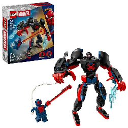 lego marvel armadura robotica de miles morales vs spiderman 2099 (lego - 76337)