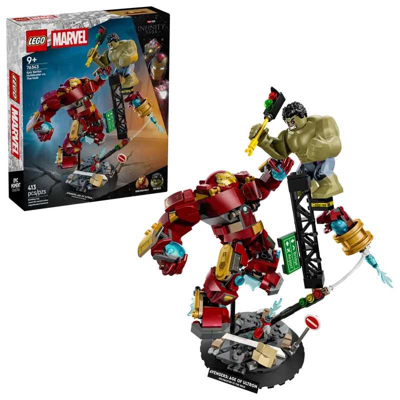 lego marvel batalla legendaria hulkbuster vs hulk (lego - 76343)