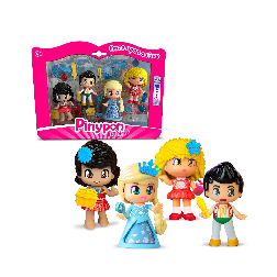 pin y pon set de 4 figuras de cuento (famosa - pny87000)