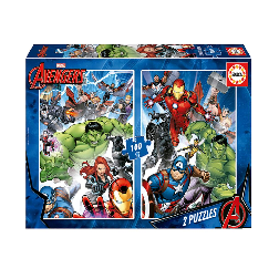 puzzle 2x100 pzas avengers ( educa - 19679)
