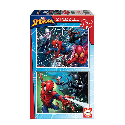 puzzle 2x100 piezas spiderman (educa - 181001)
