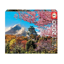 puzzle 2000 pzas castillo osaka, japon (educa - 19276)