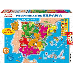 geopuzzle 150 piezas provincias espaÑa( educa - 14870)
