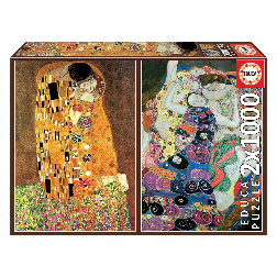 puzzle 2x1000 piezas gustav klimt (educa - 18488)