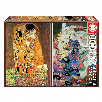 puzzle 2x1000 piezas gustav klimt (educa - 18488)