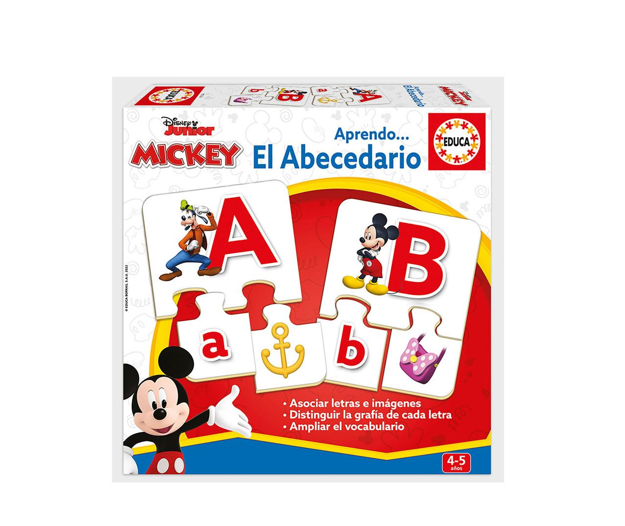 aprendo el abecedario mickey & friends (educa - 19328)