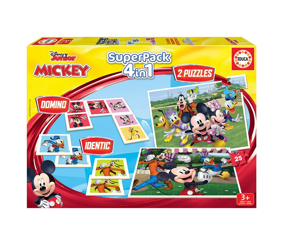 educa superpack mickey & friends ( 19099).