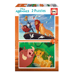 puzzle 2x48 piezas rey leon (educa - 18629)