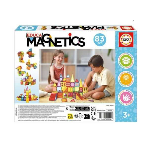 educa magnetics 83 piezas (educa - 20025)