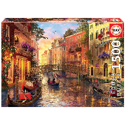 puzzle 1500 piezas atardecer en venecia (educa - 17124)