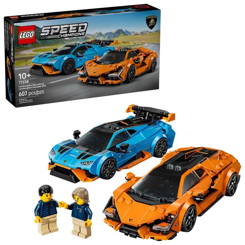 lego speed champions lamborghini revuelto y huracan (lego - 77238)