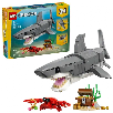 lego creator feroz tiburon con cofre del tesoro (lego - 31381)