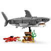 lego creator feroz tiburon con cofre del tesoro (lego - 31381)