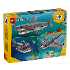 lego creator feroz tiburon con cofre del tesoro (lego - 31381)