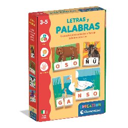 clementoni education letras y palabras (clementoni - 55595)