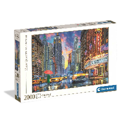 puzzle 2000 piezas hqc manhattan lluvioso (clementoni - 32086)
