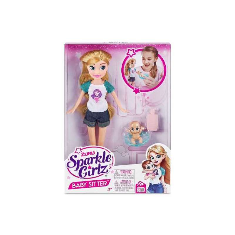 zuru sparkle girlz muÑeca cuiadadora (zuru - 10064)