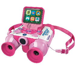 vtech prismaticos multimedia naturaleza rosa (vtech - 618657)