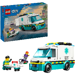 lego city ambulancia de emergencias (lego - 60451)