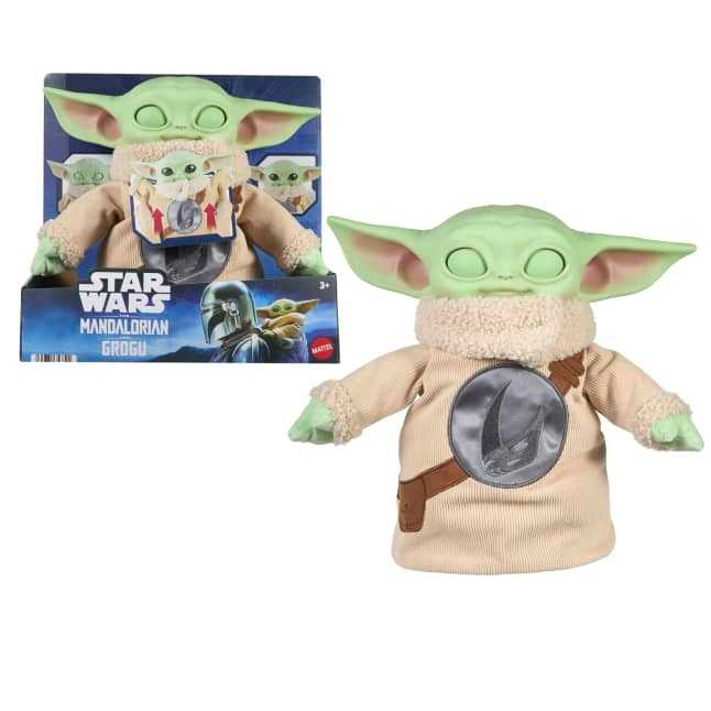star wars peluche grogu 30 cm (mattel - jkn44)
