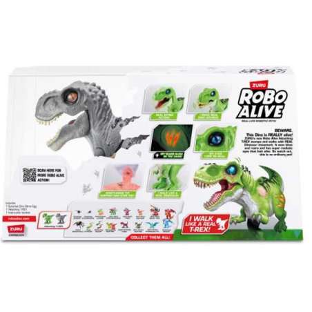 zuru robo alive t-rex electronico (zuru - 7127)