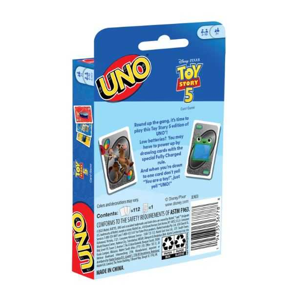mattel games uno toy story 5 (mattel - jln03)