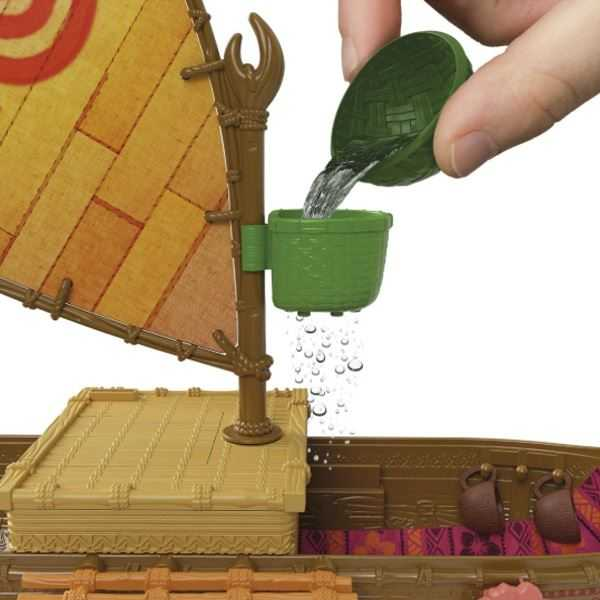 disney vaiana 2 muÑeca y canoa (mattel - jln22)