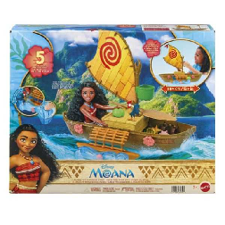disney vaiana 2 muÑeca y canoa (mattel - jln22)