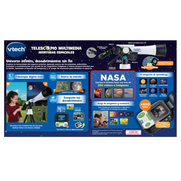 vtech telescopio multimedia (vtech - 614522) vtech telescopio multimedia (vtech - 614522)