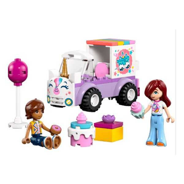 lego friends coche unicornio de reparto de pasteles (lego - 42675)