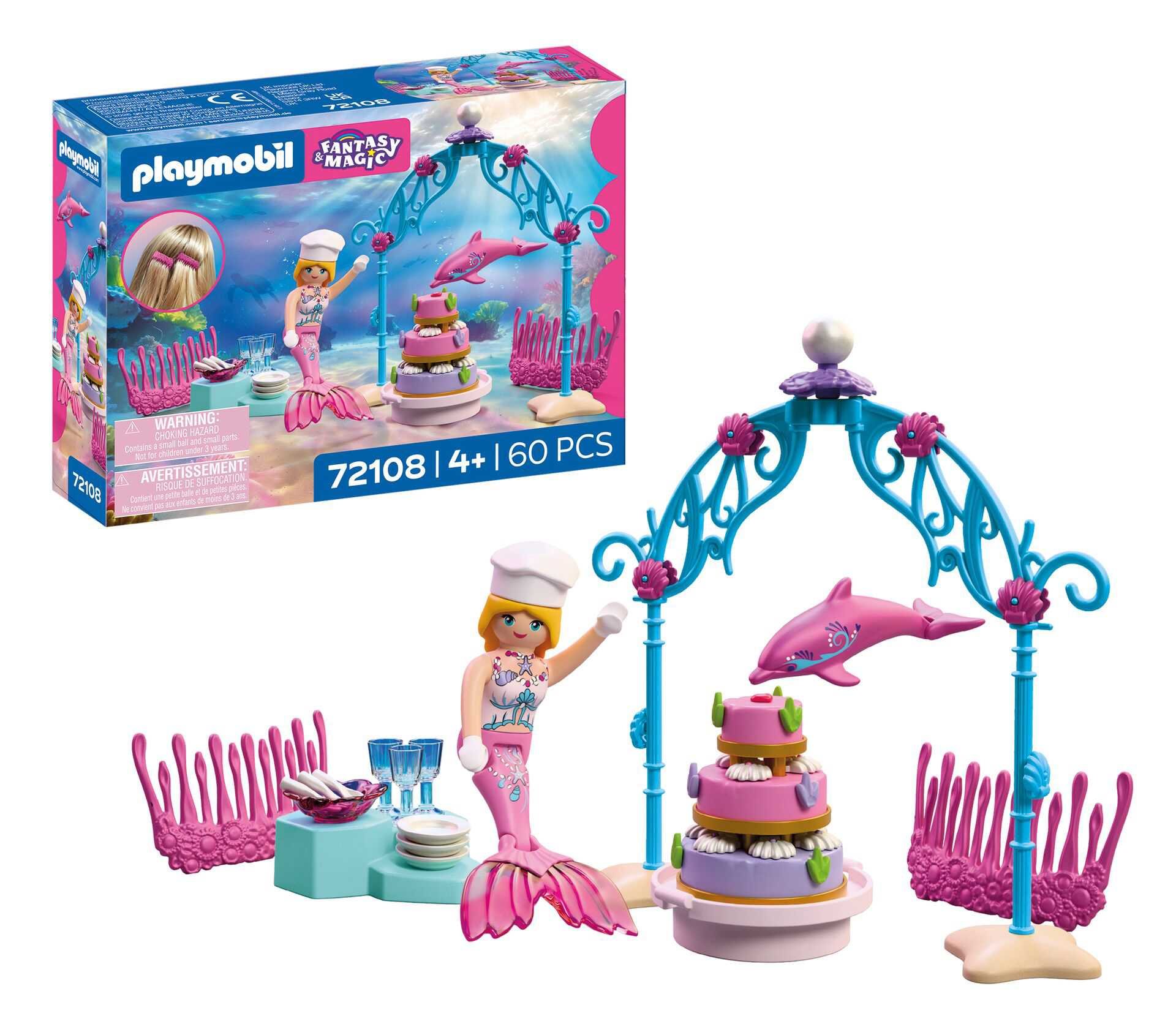 playmobil banquete de boda bajo el mar (playmobil - 72108)