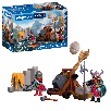 playmobil catapulta de caballeros dragon (playmobil - 72117)
