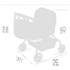 botanic mi primer coche de muÑecas hasta 42 cm (decuevas toys - 86068)