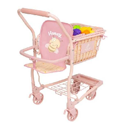 honey carro compra portabebe con set de 12 frutas (decuevas toys - 52170)