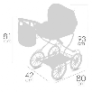 honey coche de muÑecas plegable hasta 48 cm (decuevas toys - 80070) honey coche de muÑecas plegable hasta 48 cm (decuevas toys - 80070)