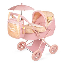 honey coche de muÑeca plegable con sombrilla y bolso hasta 48 cm (decuevas toys - 85070)