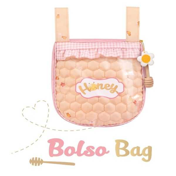 honey coche de muÑeca plegable con sombrilla y bolso hasta 48 cm (decuevas toys - 85070)
