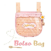honey coche de muÑeca plegable con sombrilla y bolso hasta 48 cm (decuevas toys - 85070)