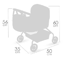 honey mi primer coche de muÑecas hasta 42 cm (decuevas toys - 86070)